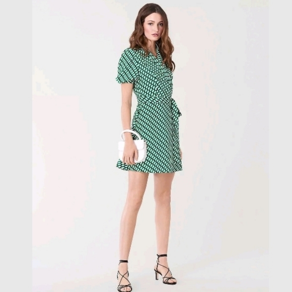 Diane Von Furstenberg Maisie Crepe Wrap 